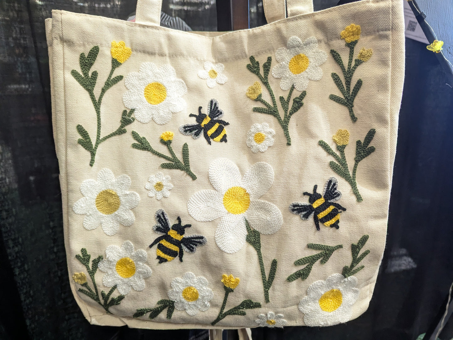 REBEL44 Embroidered Spring Bee Tote